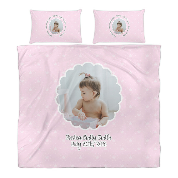Baby Girl Photo Duvet Cover Set - King - Alt Approval