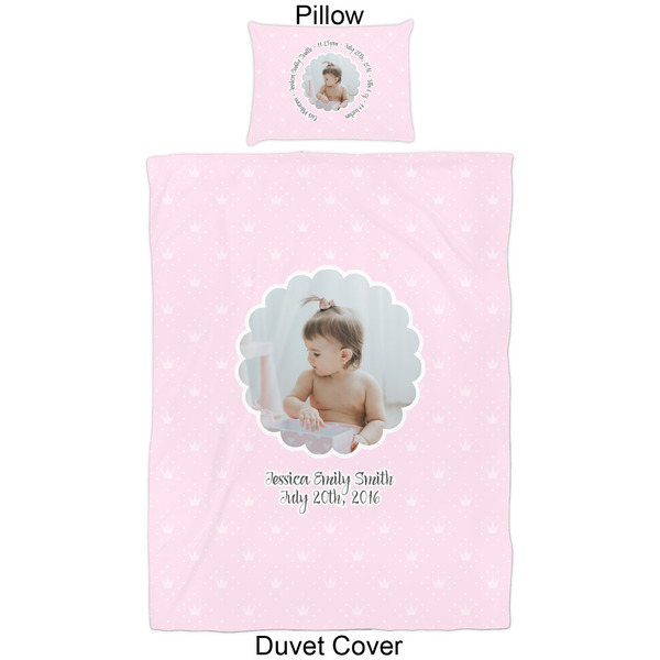 Baby Girl Photo Duvet Cover Set - Twin - Approval