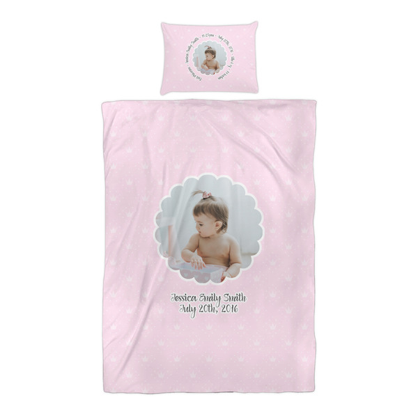 Baby Girl Photo Duvet Cover Set - Twin XL - Alt Approval
