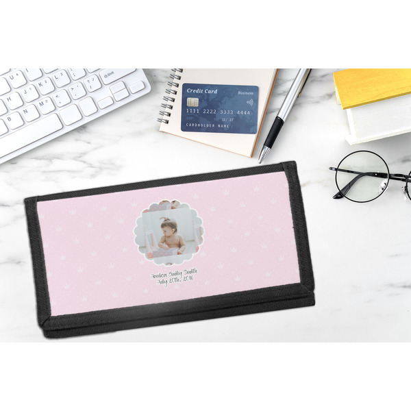 Baby Girl Photo DyeTrans Checkbook Cover - LIFESTYLE