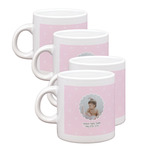 Baby Girl Photo Single Shot Espresso Cups - Set of 4