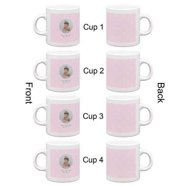 Baby Girl Photo Espresso Cup Set of 4 - Apvl