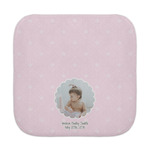 Baby Girl Photo Face Towel (Personalized)