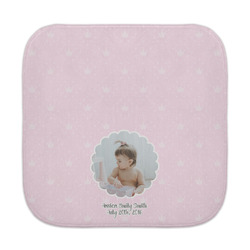 Baby Girl Photo Face Towel (Personalized)