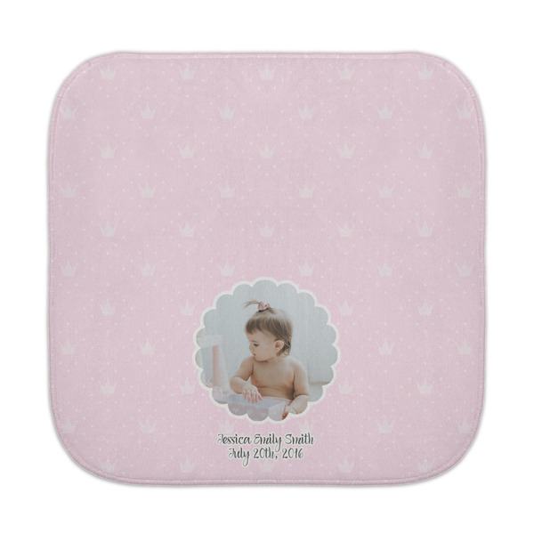 Custom Baby Girl Photo Face Towel (Personalized)