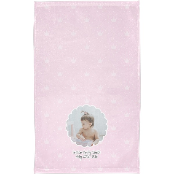 Baby Girl Photo Finger Tip Towel - Full View