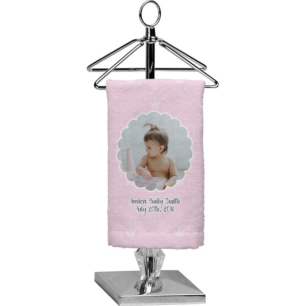 Custom Baby Girl Photo Finger Tip Towel - Full Print (Personalized)