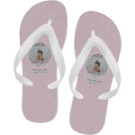 Baby Girl Photo Flip Flops (Personalized)