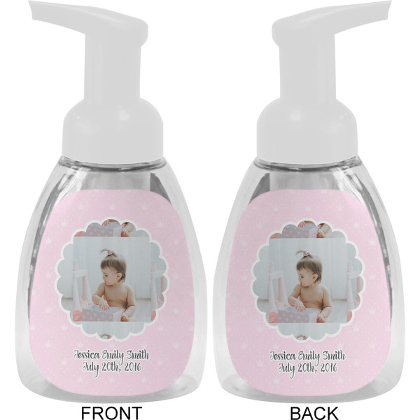 Baby Girl Photo Foam Soap Bottle Approval - White