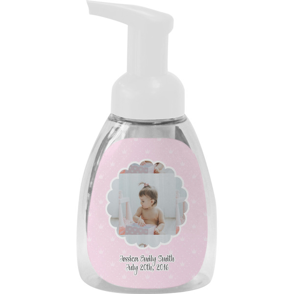 Custom Baby Girl Photo Foam Soap Bottle