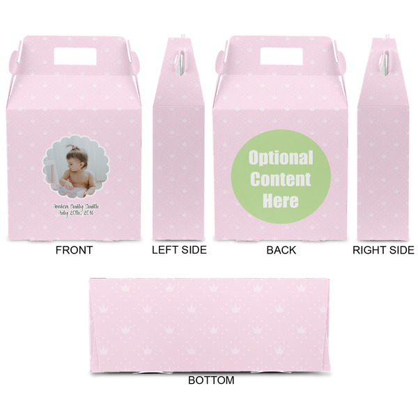 Baby Girl Photo Gable Favor Box - Approval