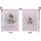 Baby Girl Photo Garden Flag - Double Sided Front and Back