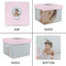 Baby Girl Photo Gift Boxes with Lid - Canvas Wrapped - Large - Approval