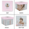 Baby Girl Photo Gift Boxes with Lid - Canvas Wrapped - Medium - Approval