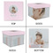 Baby Girl Photo Gift Boxes with Lid - Canvas Wrapped - Small - Approval