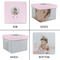 Baby Girl Photo Gift Boxes with Lid - Canvas Wrapped - X-Large - Approval
