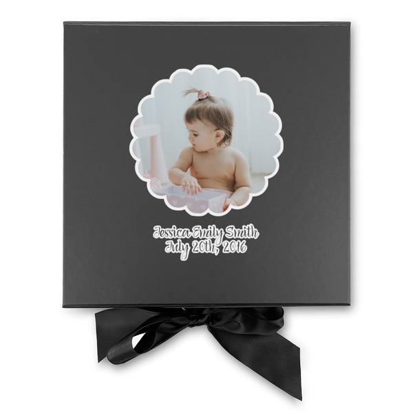 Baby Girl Photo Gift Boxes with Magnetic Lid - Black - Approval