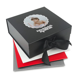 Baby Girl Photo Gift Box with Magnetic Lid