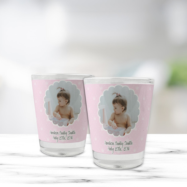 Baby Girl Photo Glass Shot Glass - Standard - LIFESTYLE