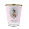 Baby Girl Photo Glass Shot Glass - With gold rim - FRONT