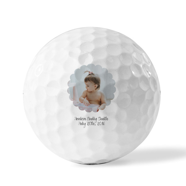 Baby Girl Photo Golf Balls - Generic - Set of 12 - FRONT