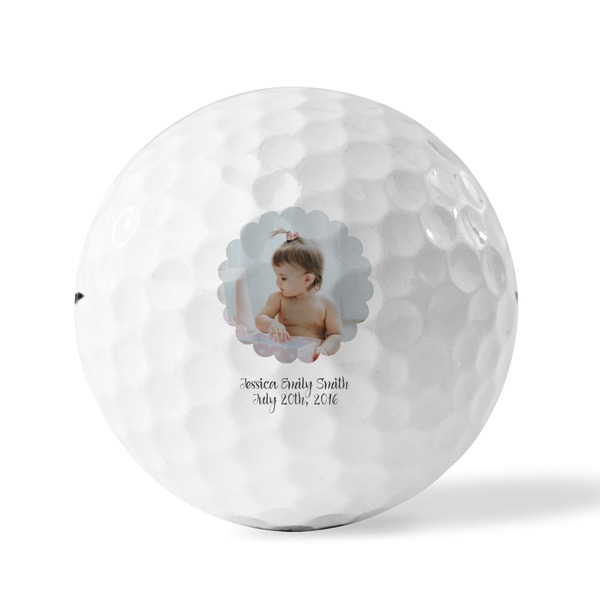 Baby Girl Photo Golf Balls - Titleist - Set of 3 - FRONT