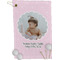 Baby Girl Photo Golf Towel (Personalized)