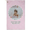 Baby Girl Photo Golf Towel (Personalized) - APPROVAL (Small Full Print)