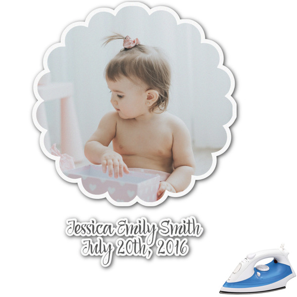 Custom Baby Girl Photo Graphic Iron On Transfer - Up to 9"x9"