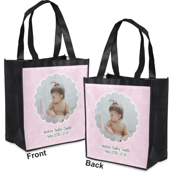 Baby Girl Photo Grocery Bag - Apvl