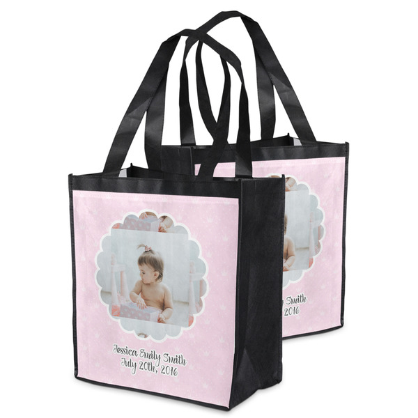 Baby Girl Photo Grocery Bag - MAIN