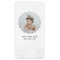 Baby Girl Photo Guest Napkin - Front View