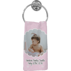 Baby Girl Photo Hand Towel - Full Print (Personalized)