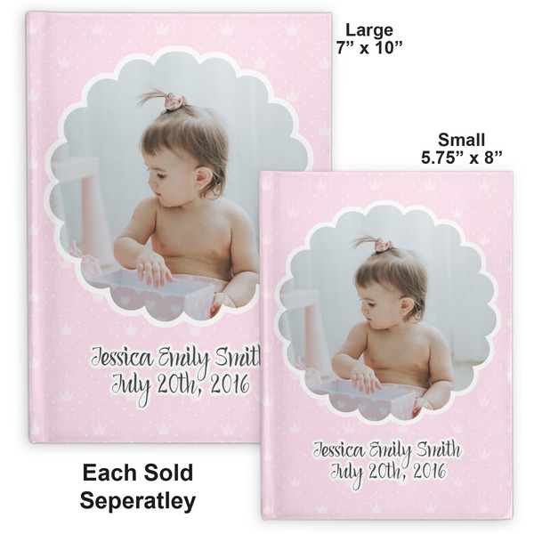 Baby Girl Photo Hard Cover Journal - Compare