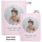 Baby Girl Photo Hard Cover Journal - Compare