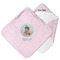 Baby Girl Photo Hooded Baby Towel- Main