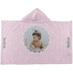 Baby Girl Photo Kids Hooded Towel (Personalized)