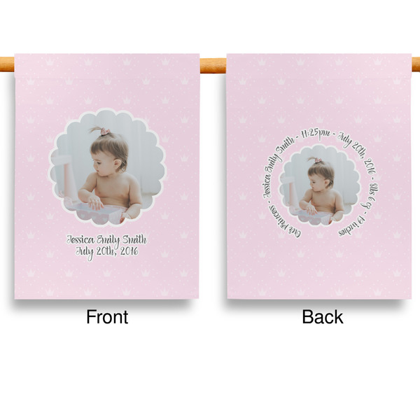 Baby Girl Photo House Flags - Double Sided - APPROVAL