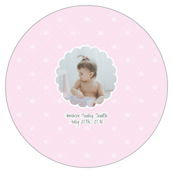 Baby Girl Photo Icing Circle - XSmall - Single