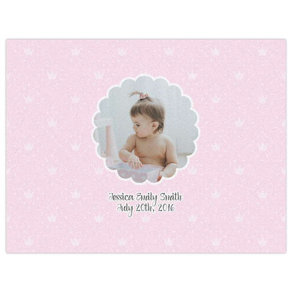 Baby Girl Photo Indoor / Outdoor Rug - 6'x8' - Front Flat