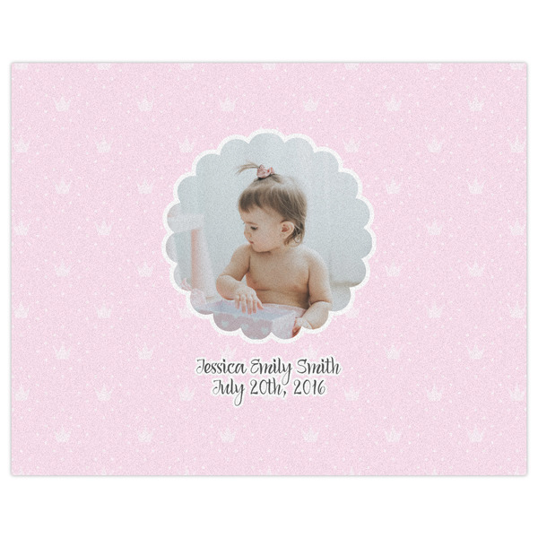 Baby Girl Photo Indoor / Outdoor Rug - 8'x10' - Front Flat