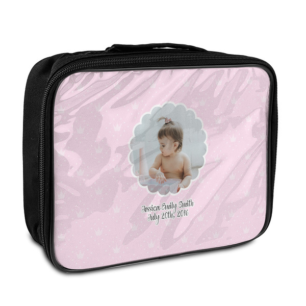 Custom Baby Girl Photo Insulated Lunch Bag (Personalized)