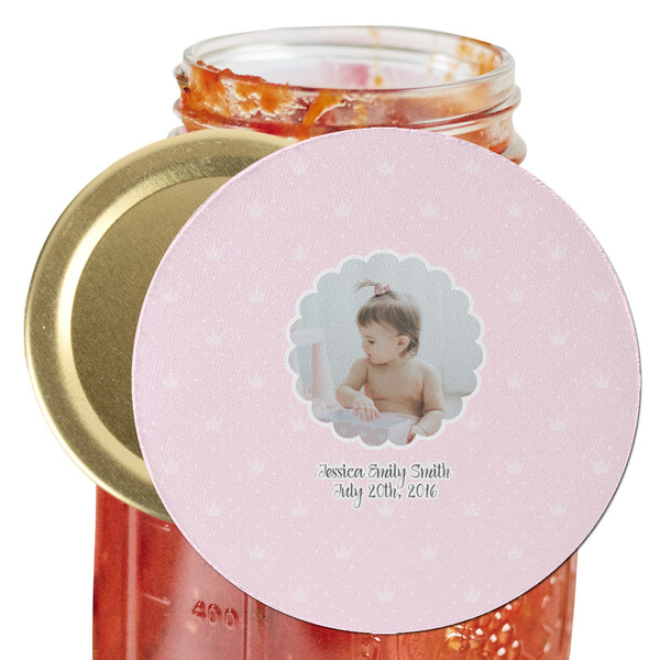 Custom Baby Girl Photo Jar Opener