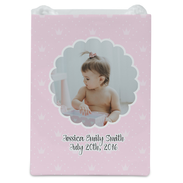 Baby Girl Photo Jewelry Gift Bag - Gloss - Front