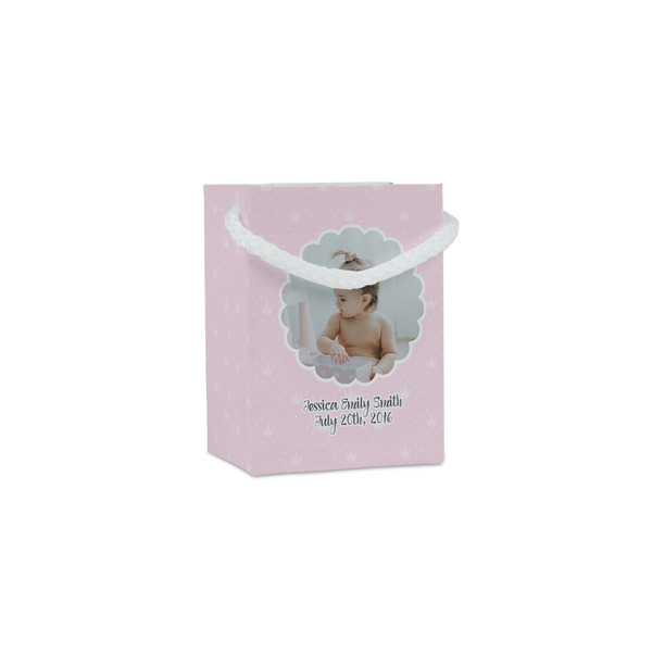 Custom Baby Girl Photo Jewelry Gift Bags - Gloss