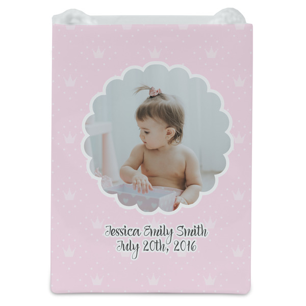 Baby Girl Photo Jewelry Gift Bag - Matte - Front