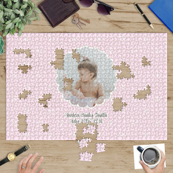 Baby Girl Photo Jigsaw Puzzle 1014 Piece - In Context