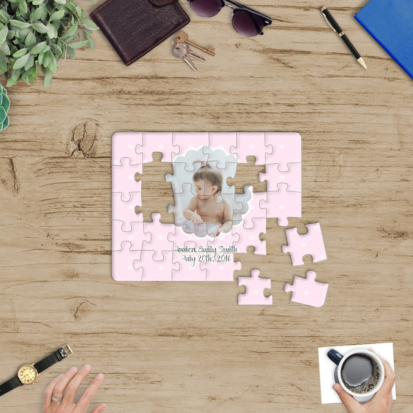 Baby Girl Photo Jigsaw Puzzle 30 Piece - In Context