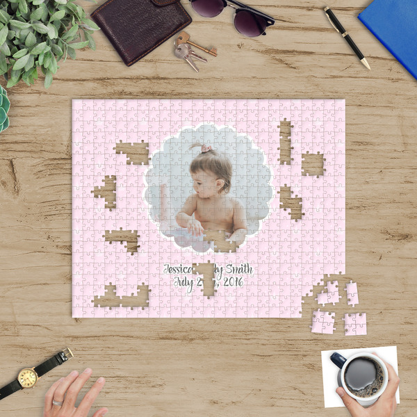 Baby Girl Photo Jigsaw Puzzle 500 Piece - In Context
