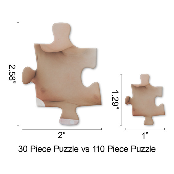 Baby Girl Photo Jigsaw Puzzle - Piece Comparison